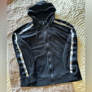 Calvin Klein Women’s Performance Logo Tape Zip Hoodie M